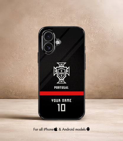 Customized Portugal Dark Edition FIFA WC26 Premium Glossy Phone Case