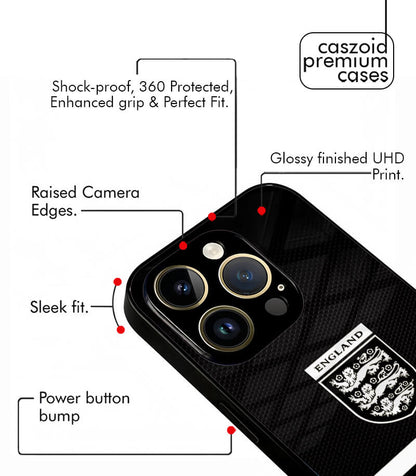 Customized England Dark Edition FIFA WC26 Premium Glossy Phone Case