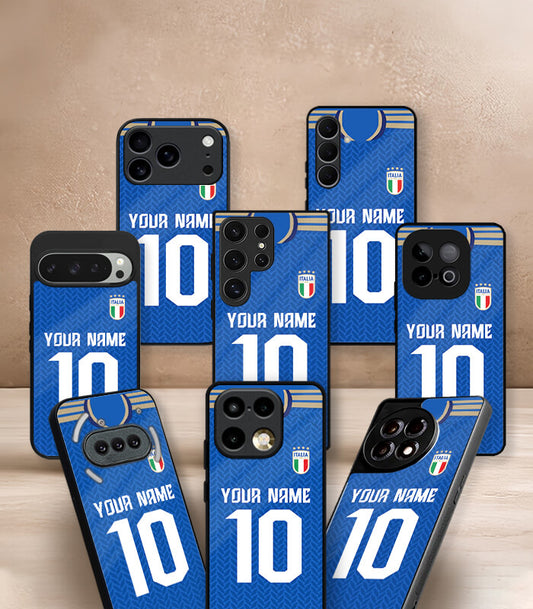 Customized Italy Home Kit FIFA WC26 Edition Premium Glossy Phone Case