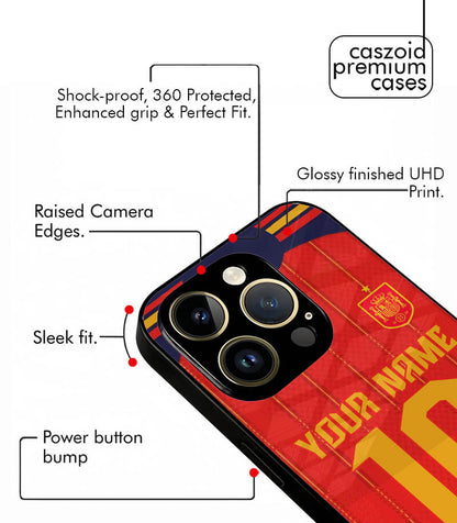 Customized Spain Home Kit FIFA WC26 Edition Premium Glossy Phone Case