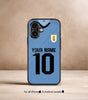 Customized Uruguay Home Kit FIFA WC26 Edition Premium Glossy Phone Case