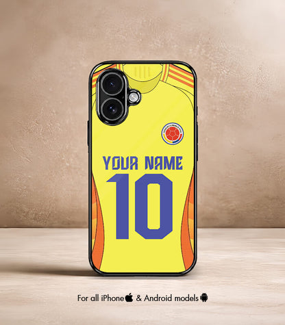 Customized Columbia Home Kit FIFA WC26 Edition Premium Glossy Phone Case