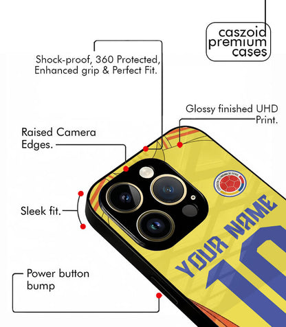 Customized Columbia Home Kit FIFA WC26 Edition Premium Glossy Phone Case
