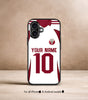 Customized Qatar Home Kit FIFA WC26 Edition Premium Glossy Phone Case