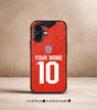 Customized England Red Away Kit FIFA WC26 Edition Premium Glossy Phone Case