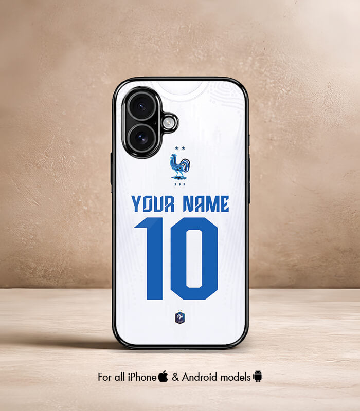 customized france away kit fifa wc26 edition premium glossy phone case