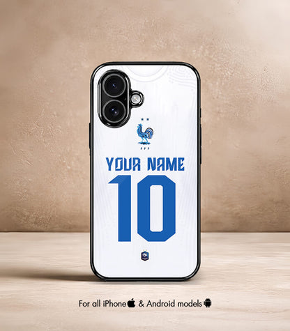 Customized France Away Kit FIFA WC26 Edition Premium Glossy Phone Case