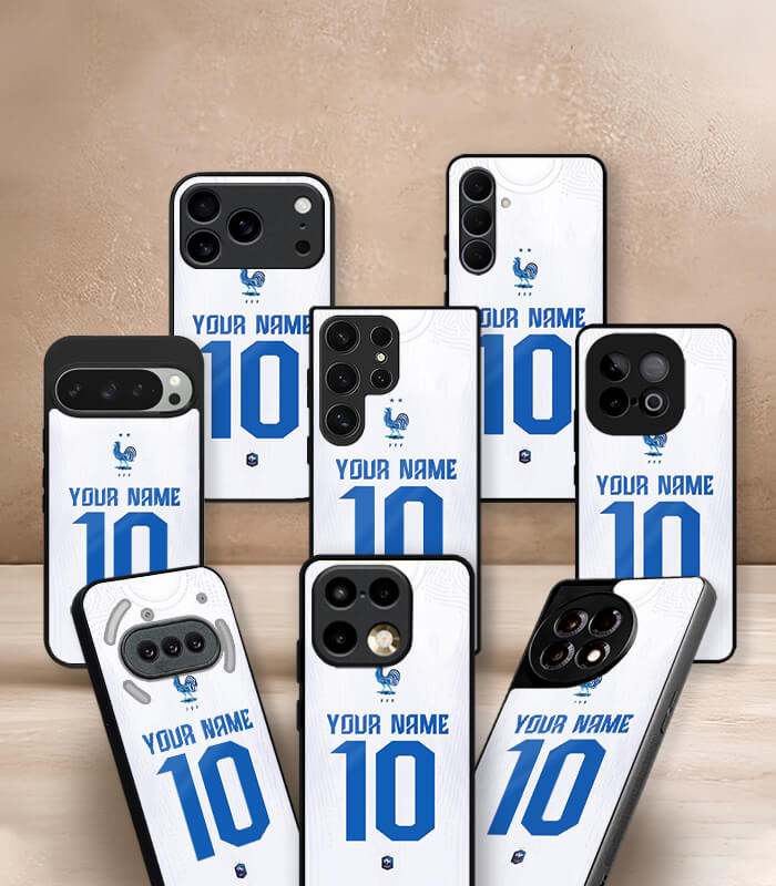 customized france away kit fifa wc26 edition premium glossy phone case