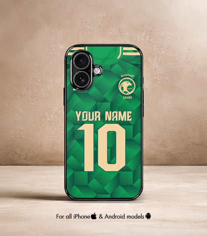 Customized Saudi Arabia Kit FIFA WC26 Edition Premium Glossy Phone Case