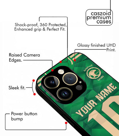 Customized Saudi Arabia Kit FIFA WC26 Edition Premium Glossy Phone Case