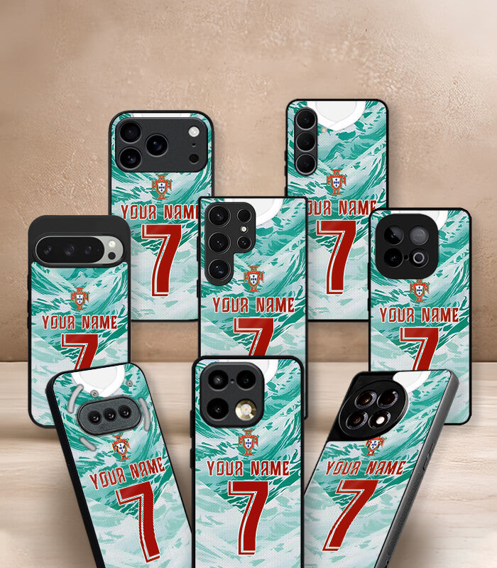 customized portugal away kit fifa wc26 edition premium glossy phone case