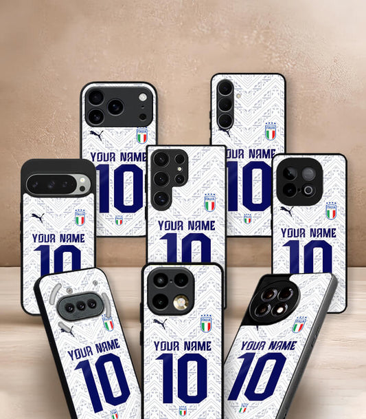 Customized Italy Away Kit FIFA WC26 Edition Premium Glossy Phone Case