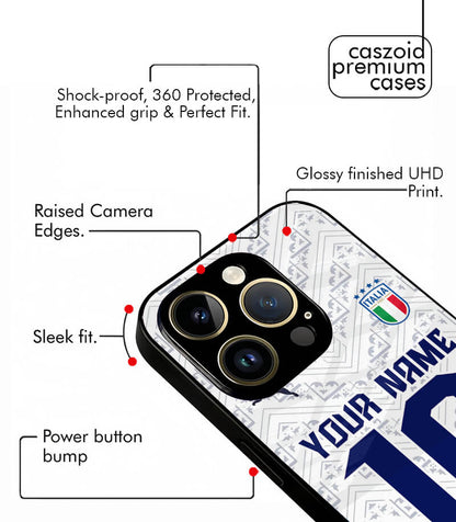 Customized Italy Away Kit FIFA WC26 Edition Premium Glossy Phone Case