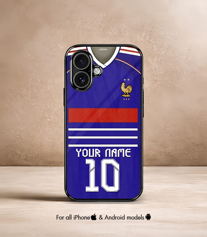 customized france vintage kit fifa wc26 edition premium glossy phone case