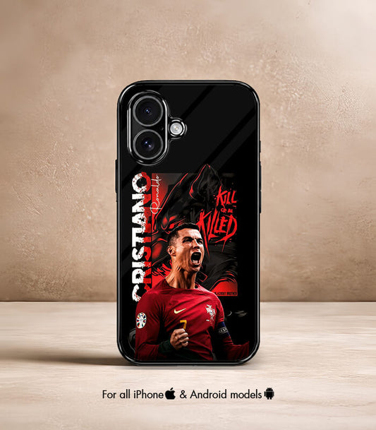 CR7 Ronaldo Portugal  Kill or Get Killed Premium Glossy Phone Case