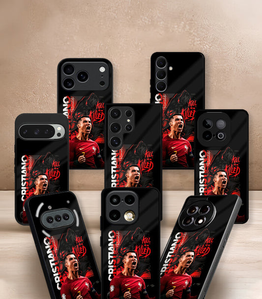 CR7 Ronaldo Portugal  Kill or Get Killed Premium Glossy Phone Case