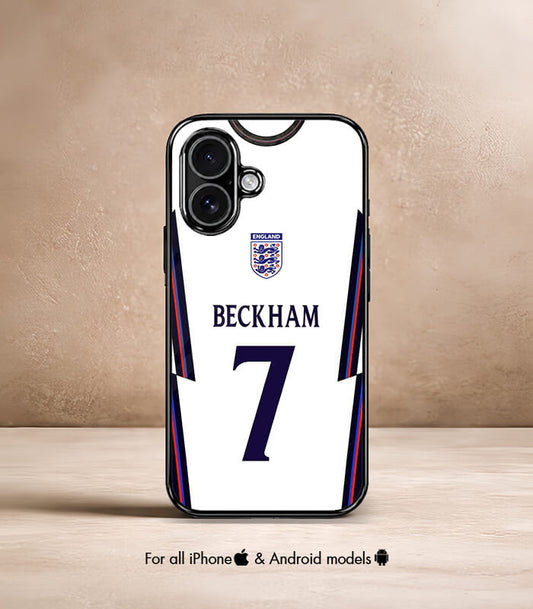 Beckham 7 England Kit FIFA WC26 Edition Premium Glossy Phone Case