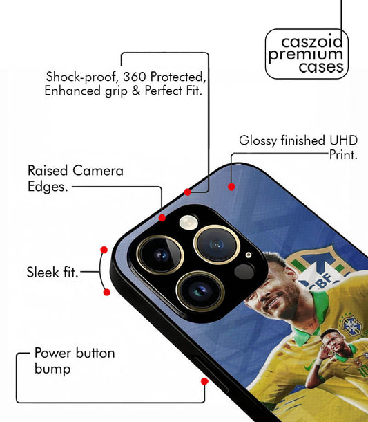 Neymar x Brazil FIFA WC26 Edition Premium Glossy Phone Case