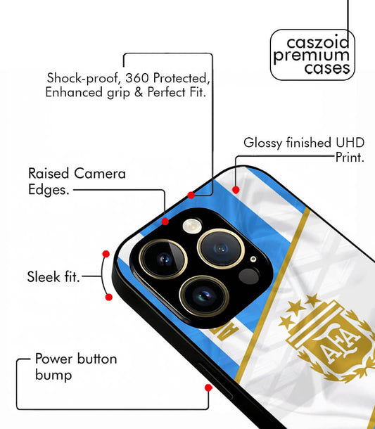 Argentina Blue & White FIFA WC26 Edition Premium Glossy Phone Case