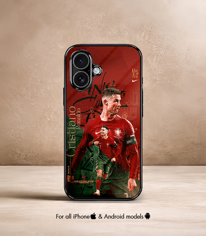 cr7 x portugal fifa wc26 edition premium glossy phone case