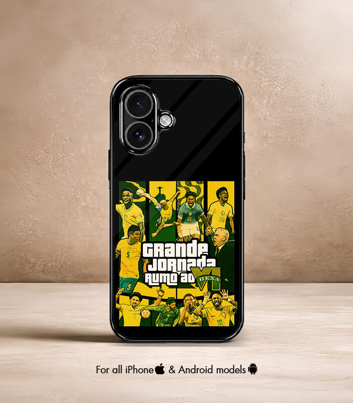 brazil x gta fifa wc26 edition premium glossy phone case