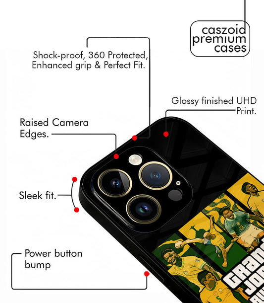 Brazil x GTA FIFA WC26 Edition Premium Glossy Phone Case