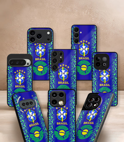 Brazil Blue FIFA WC26 Edition Premium Glossy Phone Case