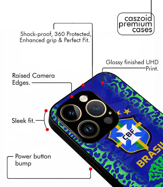 Brazil Blue FIFA WC26 Edition Premium Glossy Phone Case