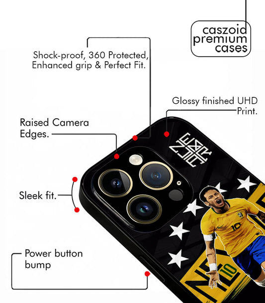 Neymar GOAT Brazil FIFA WC26 Edition Premium Glossy Phone Case
