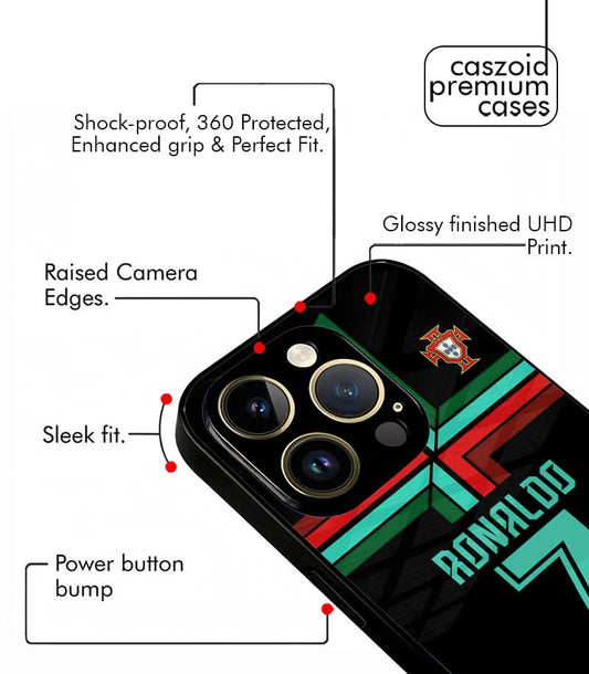 CR7 Ronaldo 7 Portugal Kit FIFA WC26 Edition Premium Glossy Phone Case