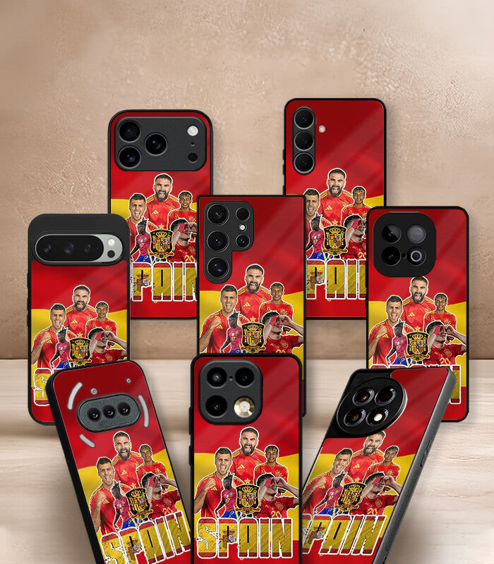 spain collage fifa wc26 edition premium glossy phone case