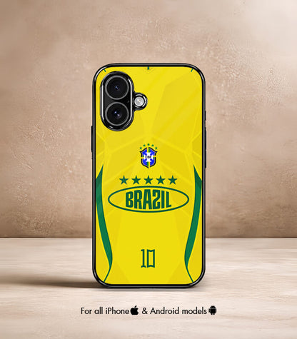 Brazil Yellow Kit FIFA WC26 Edition Premium Glossy Phone Case