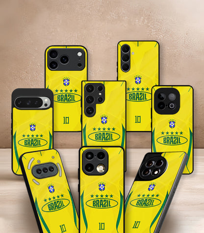 Brazil Yellow Kit FIFA WC26 Edition Premium Glossy Phone Case