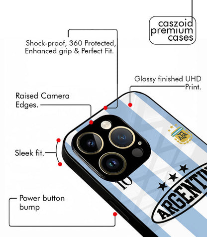 Argentina Blue Stripe Kit FIFA WC26 Edition Premium Glossy Phone Case