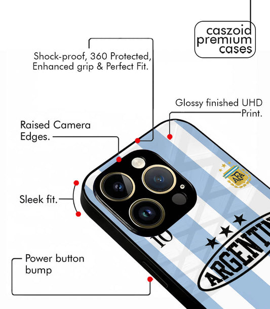 Argentina Blue Stripe Kit FIFA WC26 Edition Premium Glossy Phone Case
