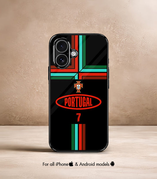 Portugal Black Kit FIFA WC26 Edition Premium Glossy Phone Case