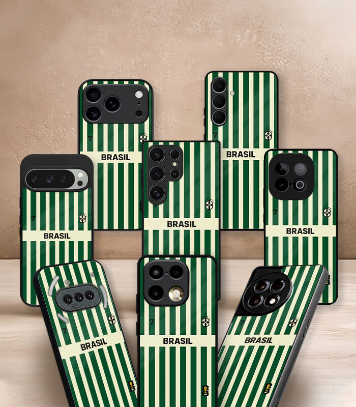 brazil green stripe kit fifa wc26 edition premium glossy phone case