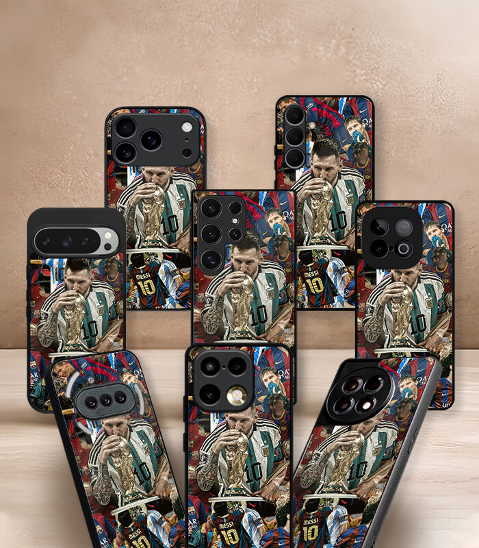 messi collage fifa wc26 edition premium glossy phone case
