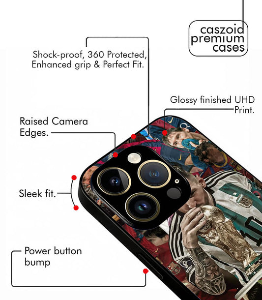 Messi Collage FIFA WC26 Edition Premium Glossy Phone Case