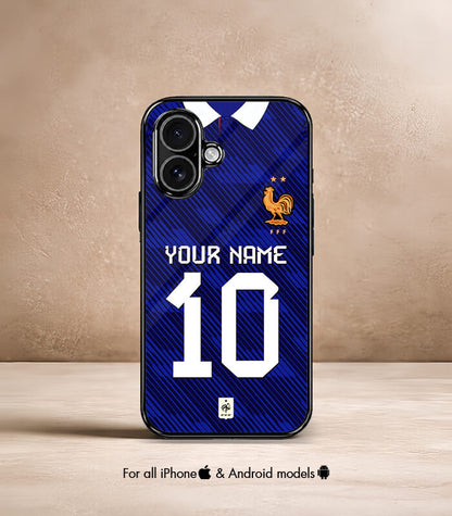 Customized France Home Kit FIFA WC26 Edition Premium Glossy Phone Case