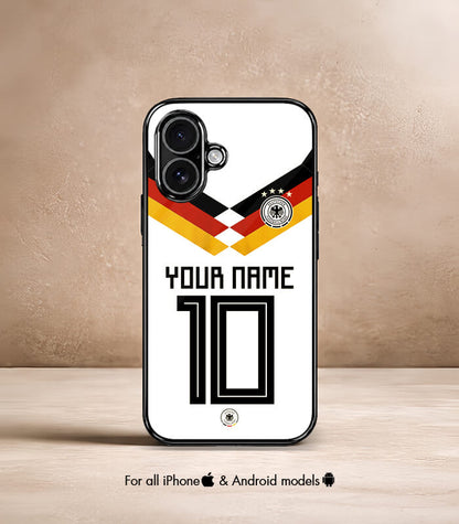 Customized Germany Home Kit FIFA WC26 Edition Premium Glossy Phone Case