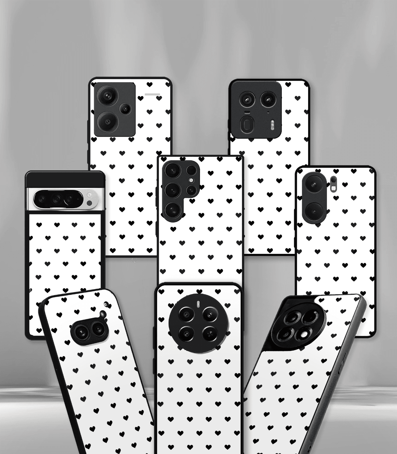 'for her' premium glossy floral/ aesthetic phone case compatible for every phone models.
