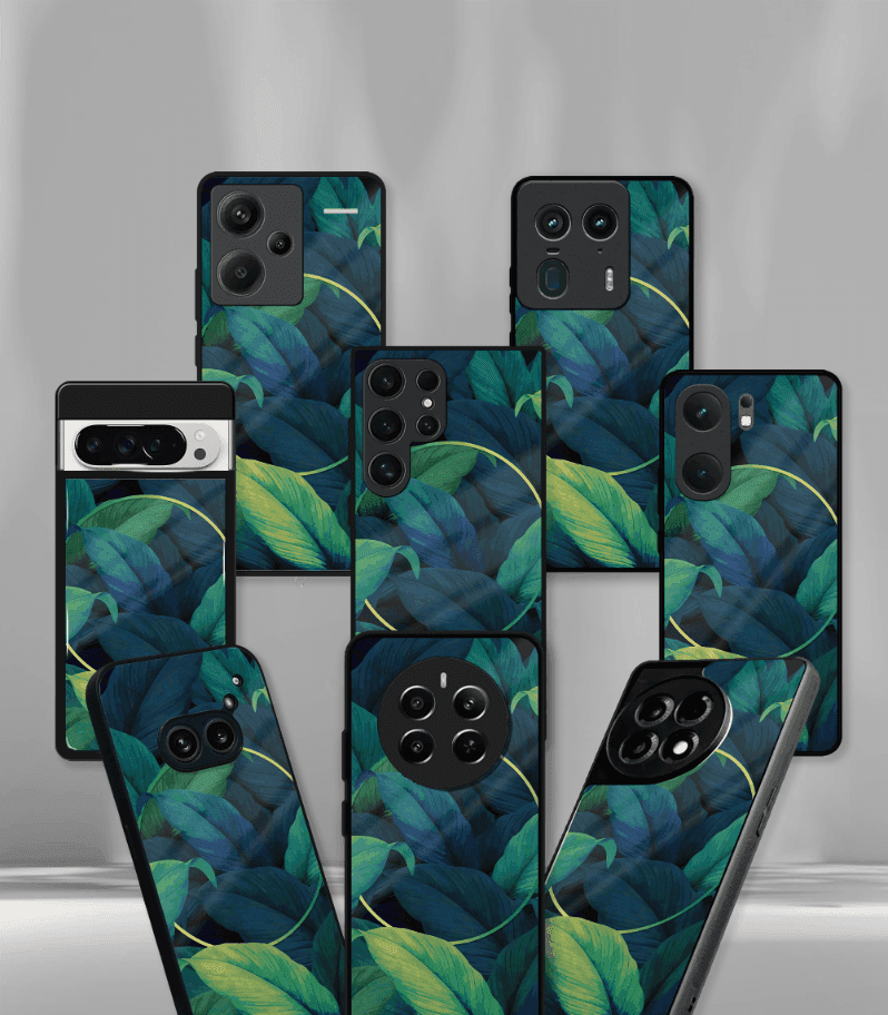 'for her' premium glossy floral/ aesthetic phone case compatible for every phone models.