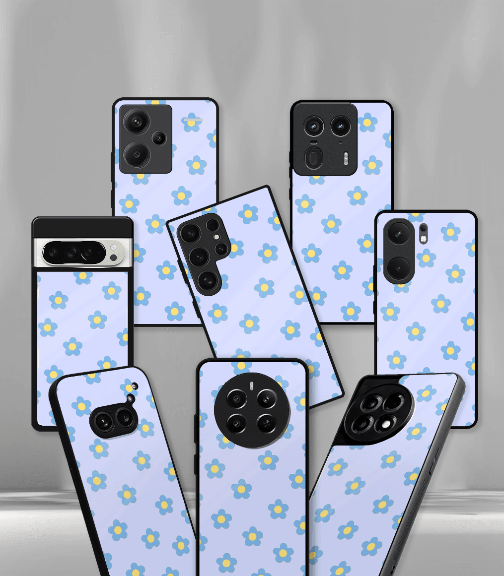 'for her' premium glossy floral/ aesthetic phone case compatible for every phone models.
