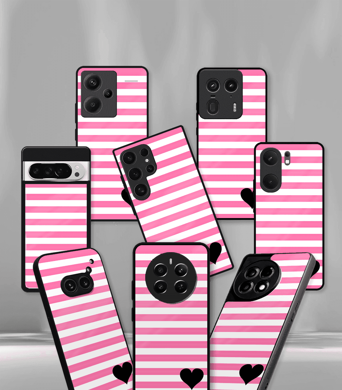 'for her' premium glossy floral/ aesthetic phone case compatible for every phone models.