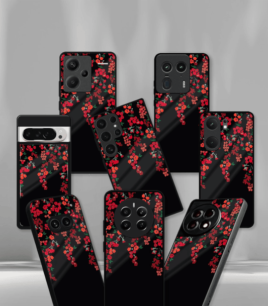 'For Her' Premium Glossy Floral/ Aesthetic Phone Case compatible for every Phone Models.