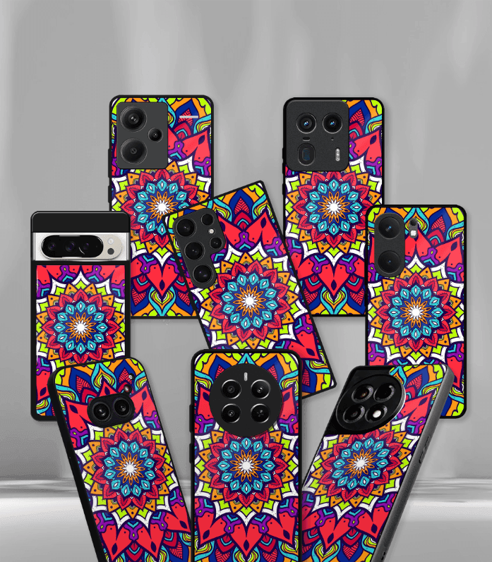 'for her' premium glossy floral/ aesthetic phone case compatible for every phone models.