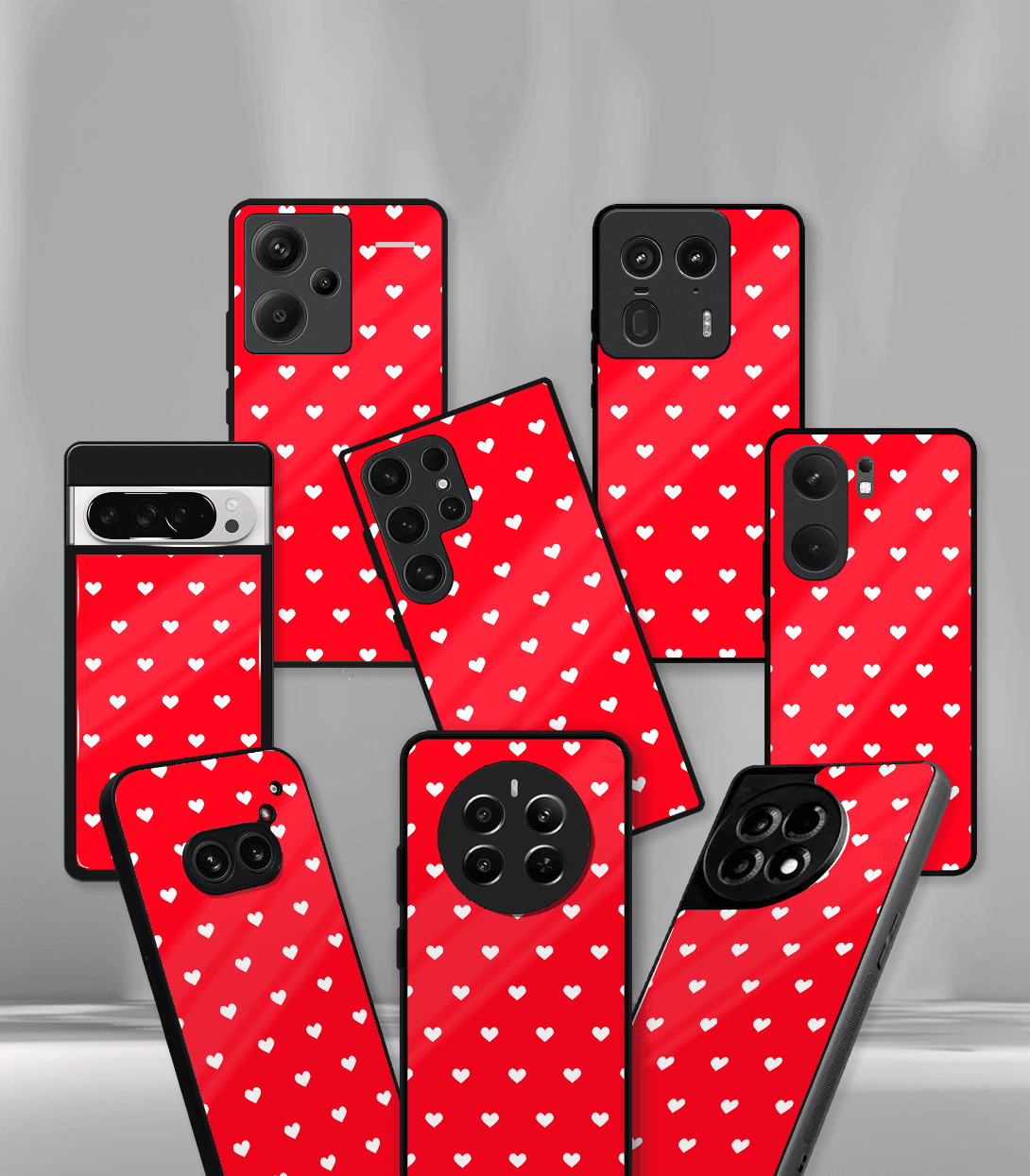 'for her' premium glossy floral/ aesthetic phone case compatible for every phone models.