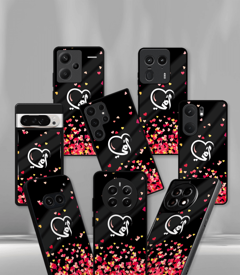 'for her' premium glossy floral/ aesthetic phone case compatible for every phone models.