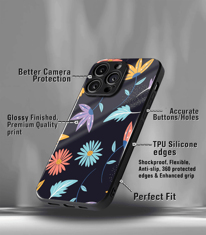 'For Her' Premium Glossy Floral/ Aesthetic Phone Case compatible for every Phone Models.